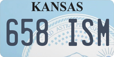 KS license plate 658ISM