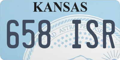 KS license plate 658ISR