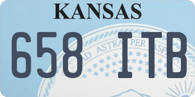 KS license plate 658ITB