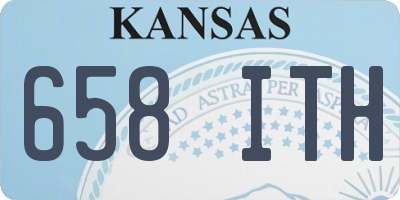 KS license plate 658ITH