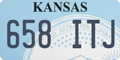 KS license plate 658ITJ