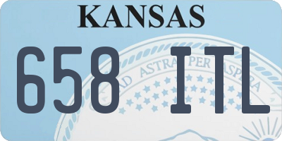 KS license plate 658ITL