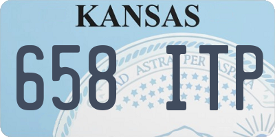 KS license plate 658ITP