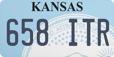 KS license plate 658ITR