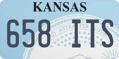 KS license plate 658ITS