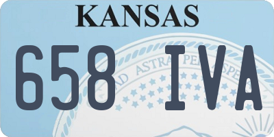 KS license plate 658IVA