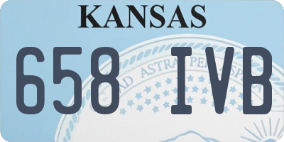 KS license plate 658IVB