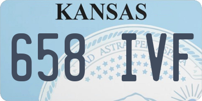 KS license plate 658IVF