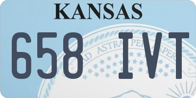 KS license plate 658IVT