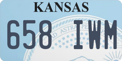 KS license plate 658IWM