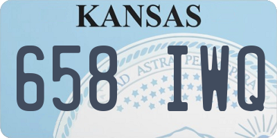 KS license plate 658IWQ