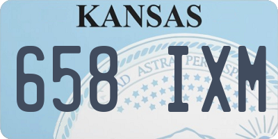 KS license plate 658IXM