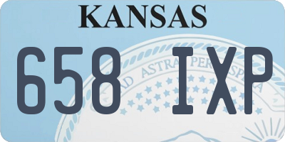 KS license plate 658IXP