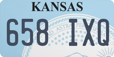 KS license plate 658IXQ