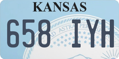 KS license plate 658IYH