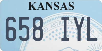 KS license plate 658IYL