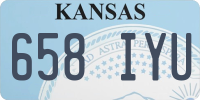 KS license plate 658IYU