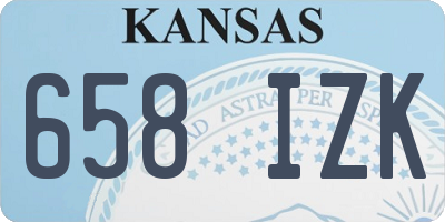 KS license plate 658IZK