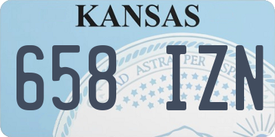 KS license plate 658IZN