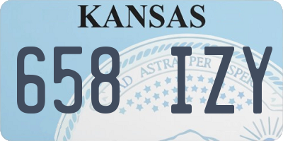 KS license plate 658IZY