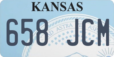 KS license plate 658JCM