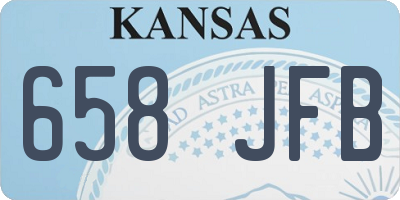 KS license plate 658JFB