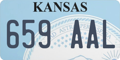 KS license plate 659AAL
