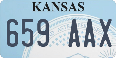 KS license plate 659AAX