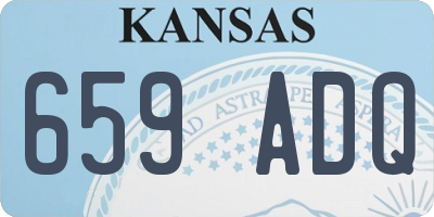 KS license plate 659ADQ