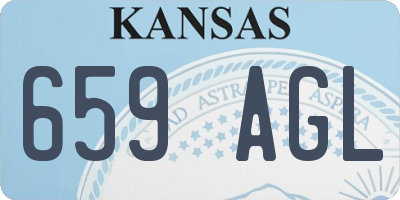 KS license plate 659AGL