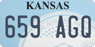 KS license plate 659AGQ