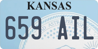 KS license plate 659AIL