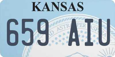 KS license plate 659AIU