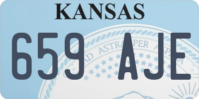 KS license plate 659AJE