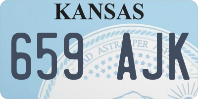 KS license plate 659AJK