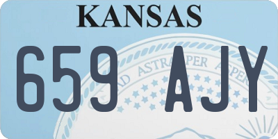 KS license plate 659AJY