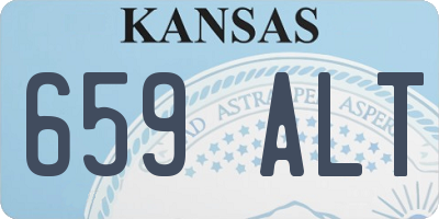 KS license plate 659ALT