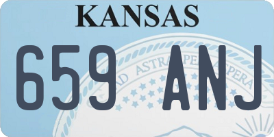 KS license plate 659ANJ