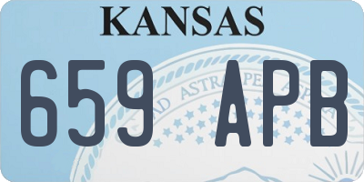 KS license plate 659APB