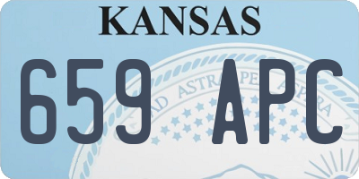 KS license plate 659APC