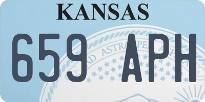 KS license plate 659APH