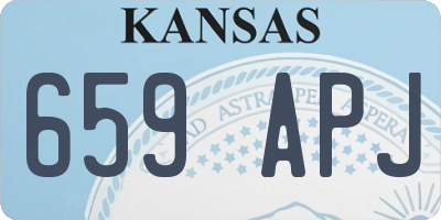 KS license plate 659APJ