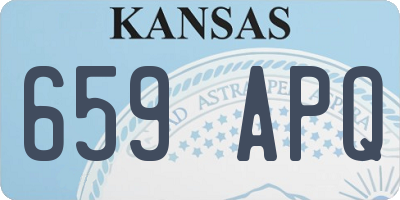 KS license plate 659APQ