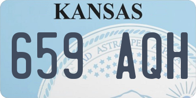 KS license plate 659AQH