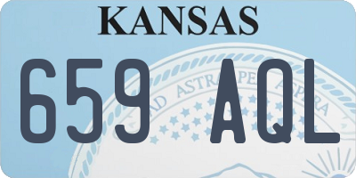 KS license plate 659AQL