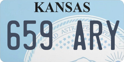 KS license plate 659ARY