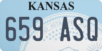 KS license plate 659ASQ