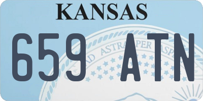 KS license plate 659ATN