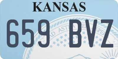 KS license plate 659BVZ