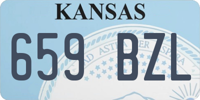 KS license plate 659BZL